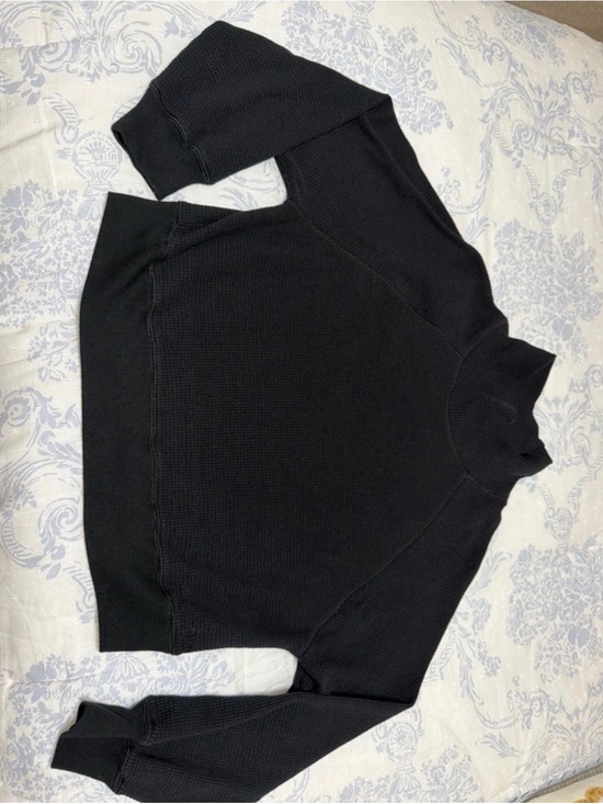 Aritzia Sweaters - TNA Mock Neck Waffleknit Sweater